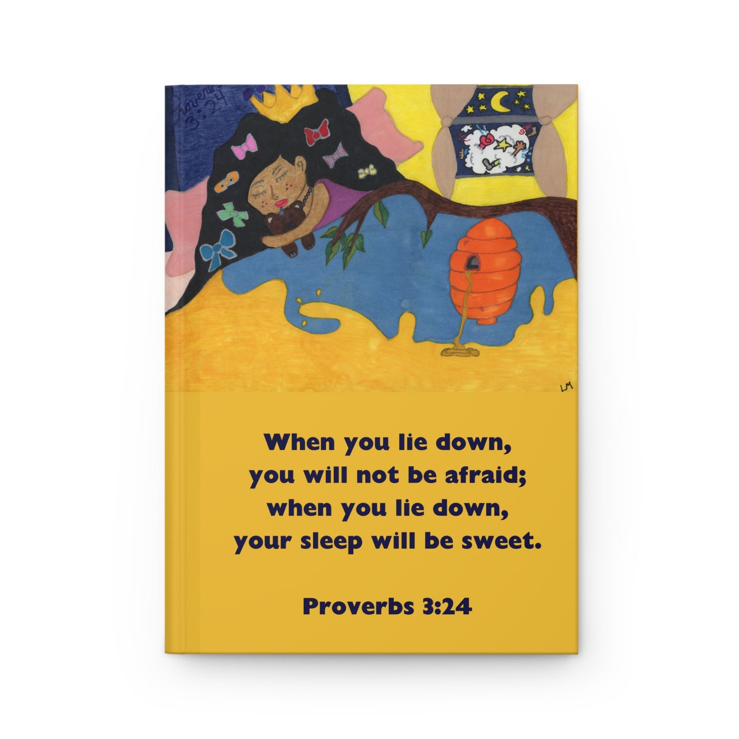 Sweet Dream Proverbs Journal: Hardcover Matte (Gold)