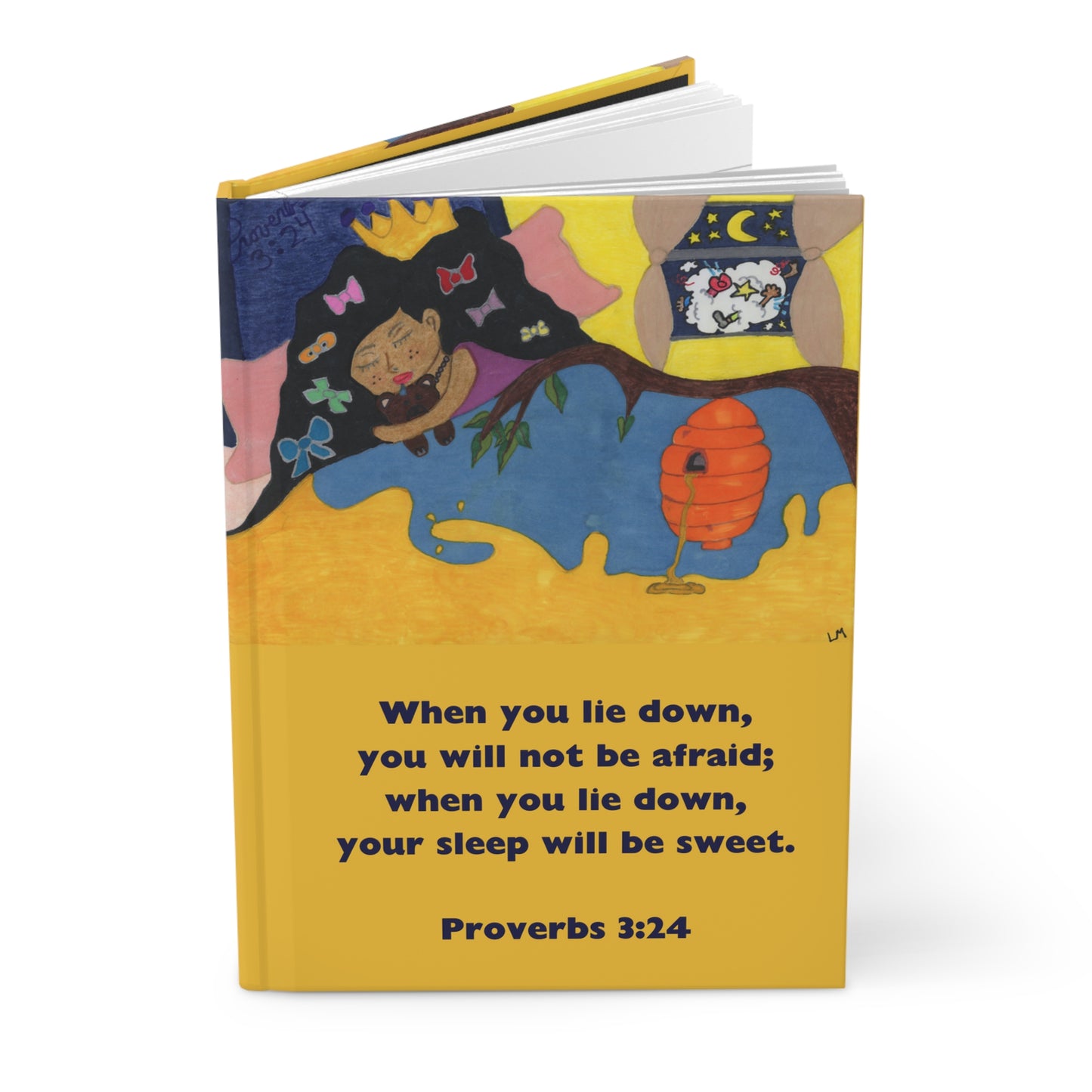 Sweet Dream Proverbs Journal: Hardcover Matte (Gold)